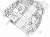 3D axonometric drawing of final option