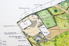 Gloucestershire hillside garden