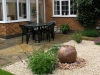 Water feature and terrace