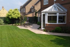 Wide shallow garden